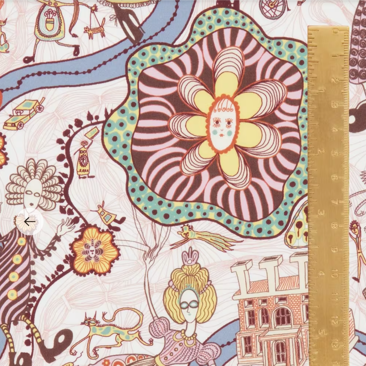 Sir Grayson Perry Liberty Fabrics The 150th Anniversary Collection Shirley Smith Ivory C