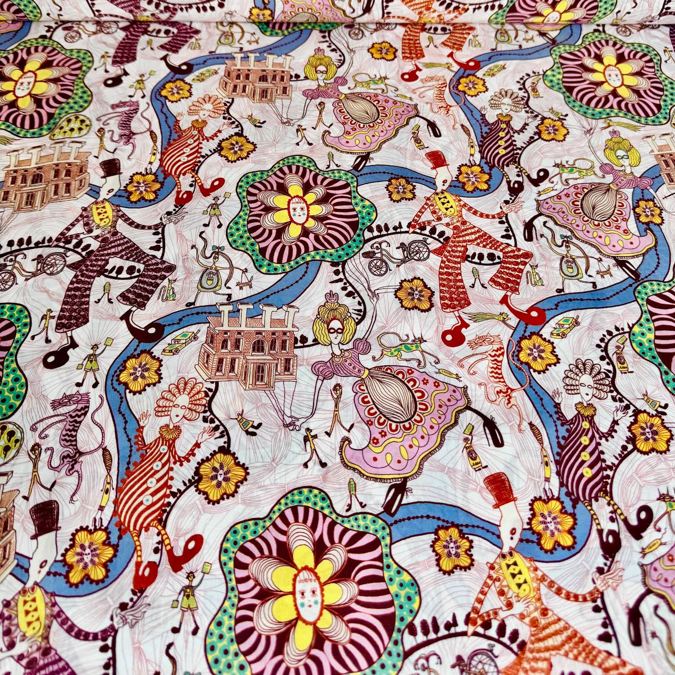 Sir Grayson Perry Liberty Fabrics The 150th Anniversary Collection Shirley Smith Ivory C
