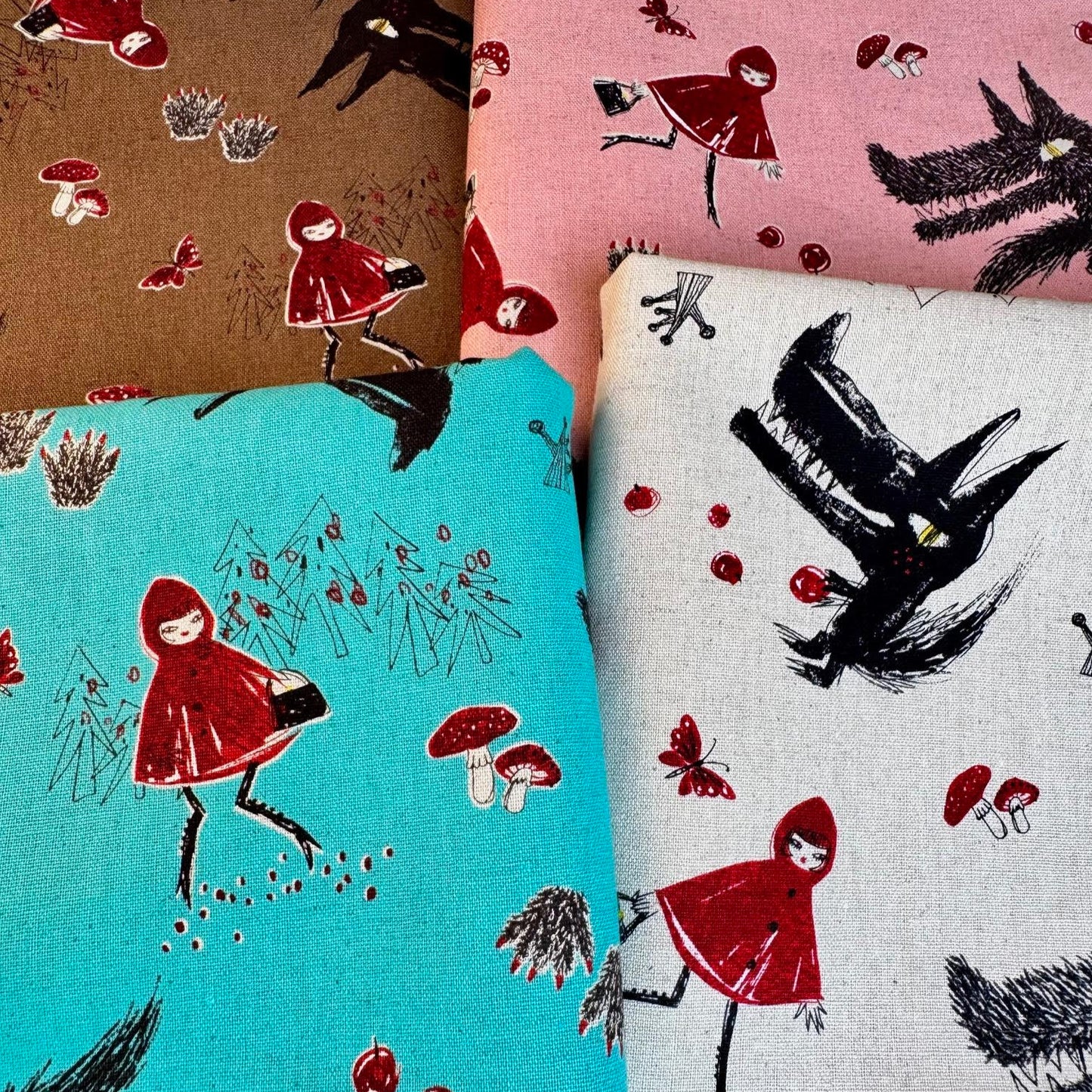 Spell by Mia Kokka Canvas Little Red Riding Hood