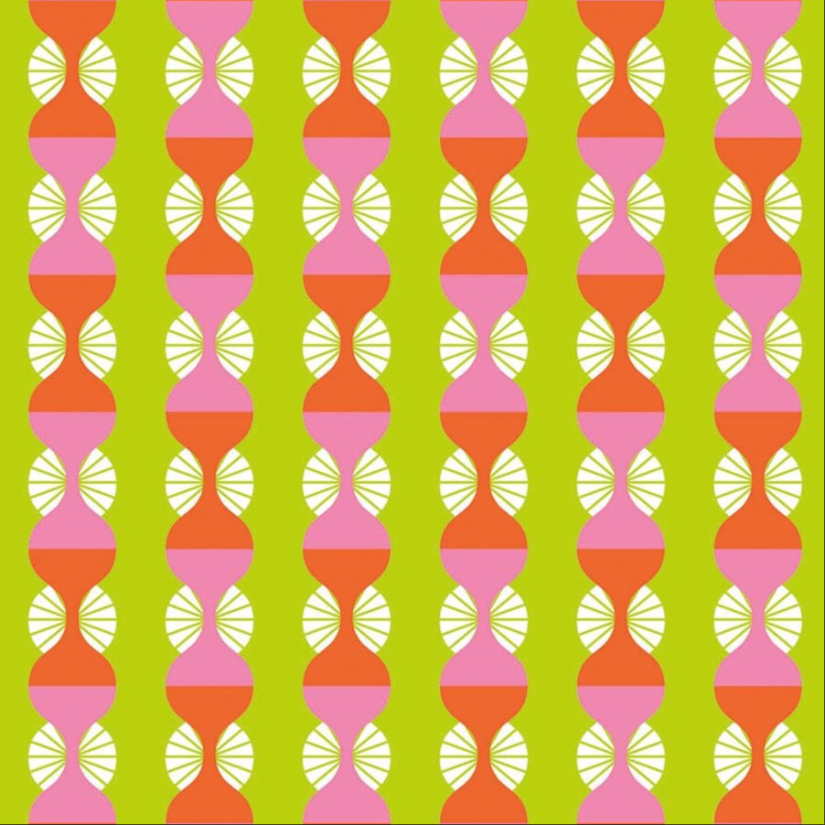 Sue Daley Riley Blake Designs Celebrate Ogee C15334-LIME