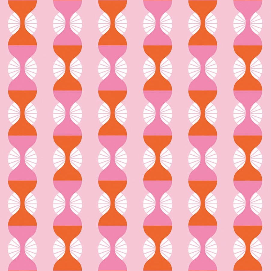 Sue Daley Riley Blake Designs Celebrate Ogee C15334-PINK