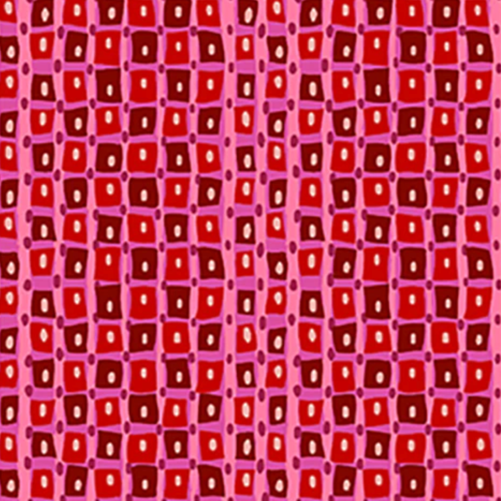 Tiny Square Stripe Pink Paintbrush Studio Fabrics Dianthus 12099433