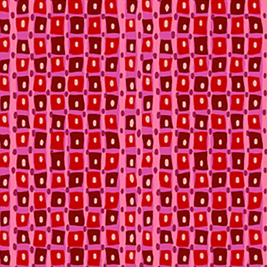 Tiny Square Stripe Pink Paintbrush Studio Fabrics Dianthus 12099433