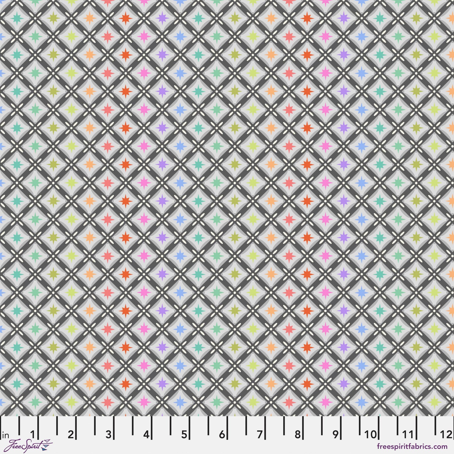 Tula Pink FreeSpirit Fabrics Roar Stargazer PWTP228 Storm