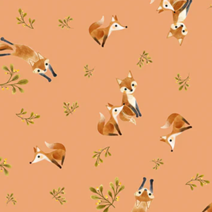 Vivian Yiwing Windham Fabrics Foxy 53428-5 Salmon