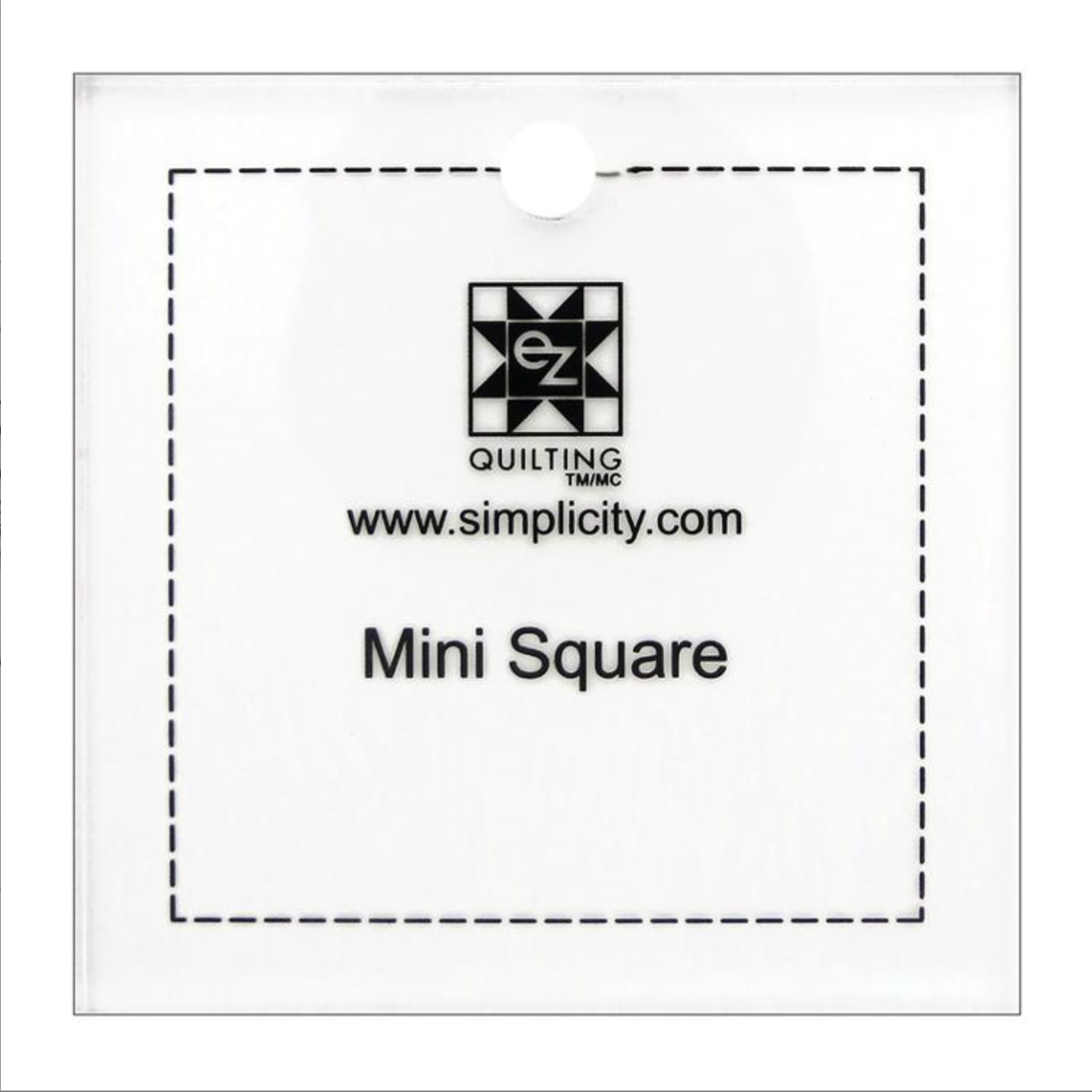 2.5" Mini Square Acrylic Template