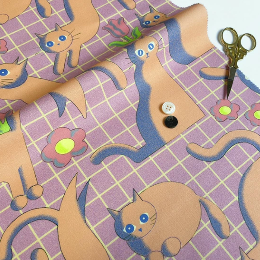 3D Cats Geometric Nora Japan Moelan Studio Japanese Import ST1540-A