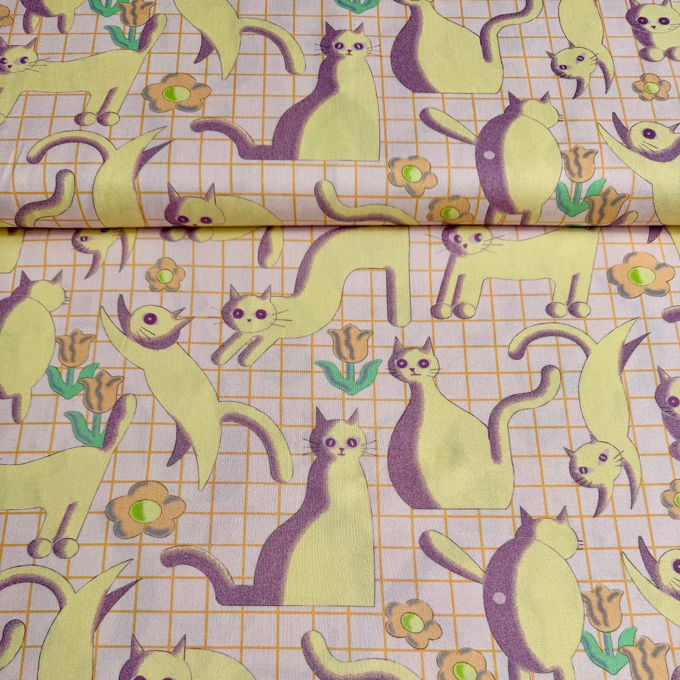 3D Cats Geometric Nora Japan Moelan Studio Japanese Import ST1540-B