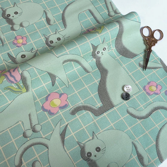 3D Cats Geometric Nora Japan Moelan Studio Japanese Import ST1540-C