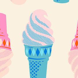 Ice Cream Wideback by Melody Miller | Natural