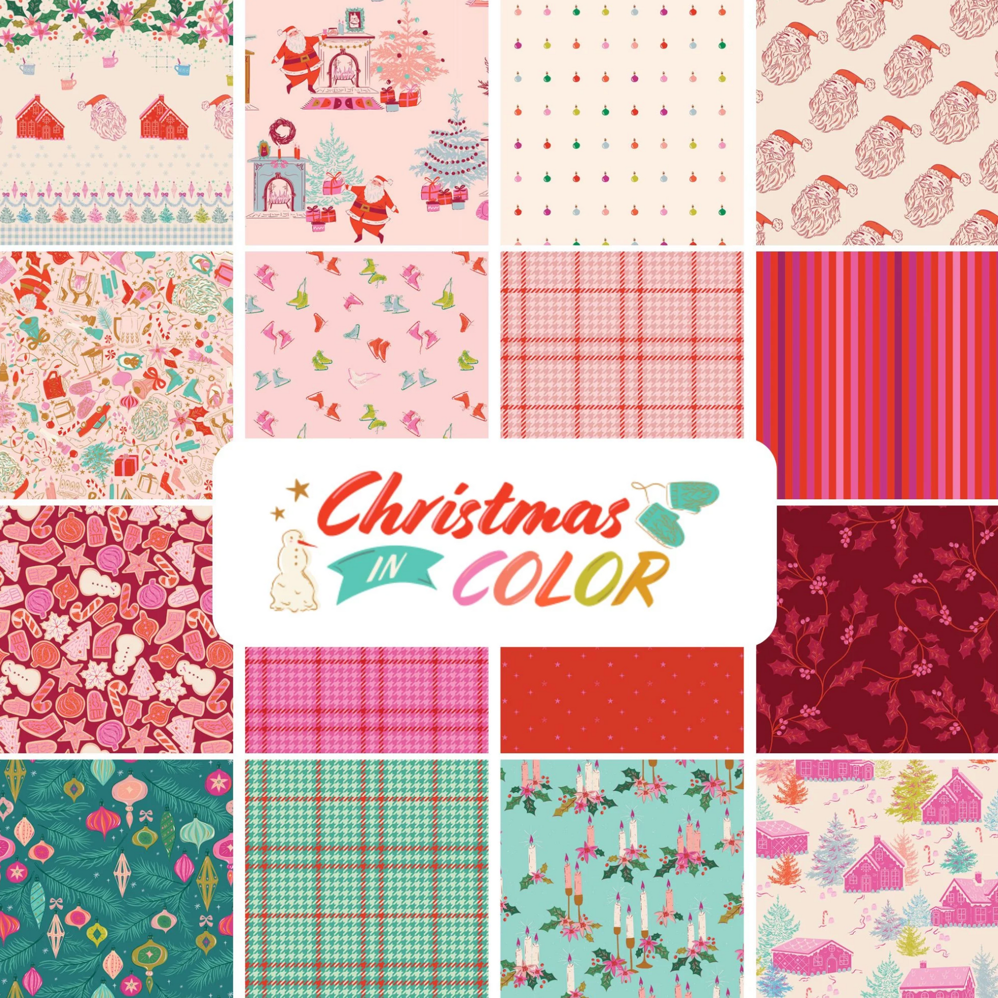 AGF Studio Art Gallery Fabrics Christmas in Color