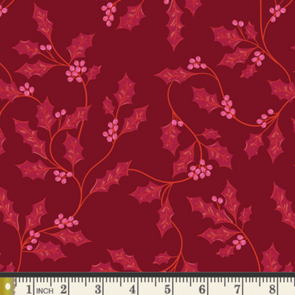 AGF Studio Art Gallery Fabrics Christmas in Color Berry and Bloom CMC-25410