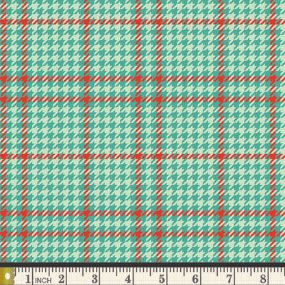 AGF Studio Art Gallery Fabrics Christmas in Color Holiday Check CMC-25412 Peppermint