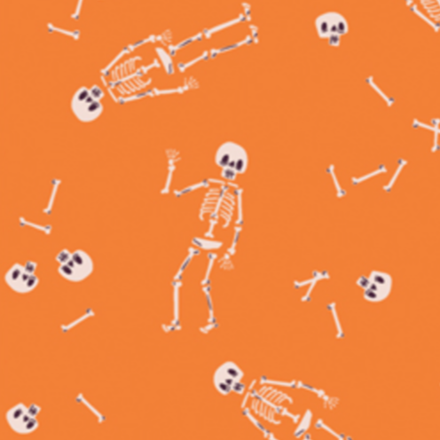 AGF Studio Art Gallery Fabrics Sweet n' Spookier Mr. Nobody Blaze SNS13034