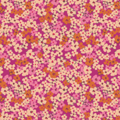 AGF Studio Art Gallery Fabrics The Flower Society Retro Prairie TFS-99106 Blush