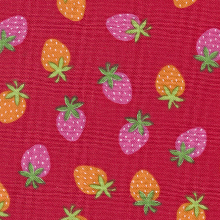 Abi Hall Moda Fabrics Rainbow Garden Merry Berry Apple 3536517