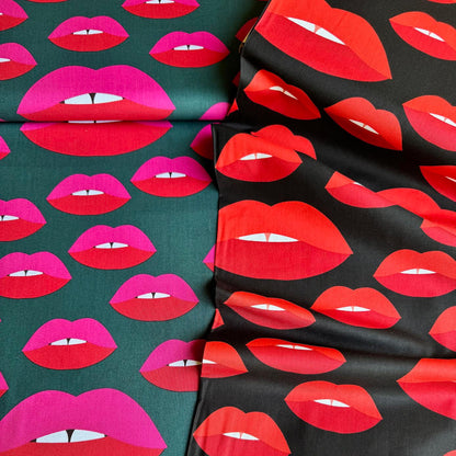 Alexander Henry Fabrics De Leon Design Group Taste of Honey Emerald and Black