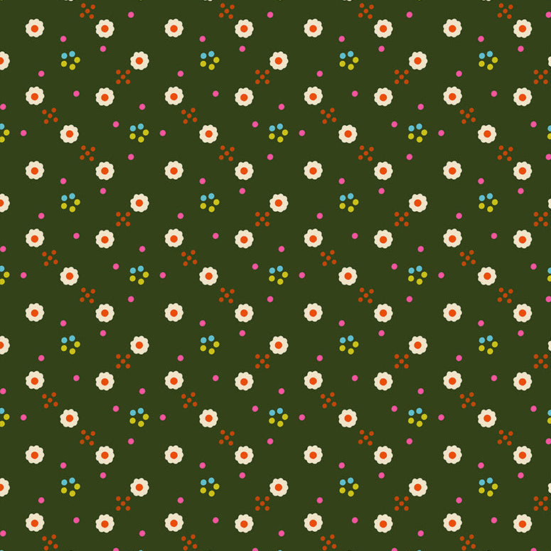 Alexia Abegg Ruby Star Society Moda Fabrics 1 800 Calico Bandana Mossy RS417016