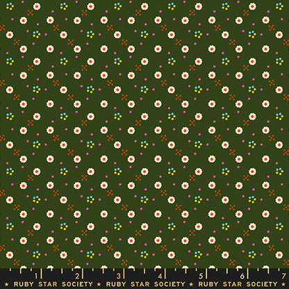 Alexia Abegg Ruby Star Society Moda Fabrics 1 800 Calico Bandana Mossy RS417016