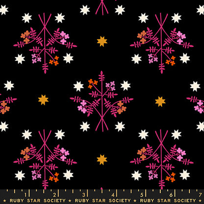 Alexia Abegg Ruby Star Society Moda Fabrics 1 800 Calico Bouquet RS4171 16 Black