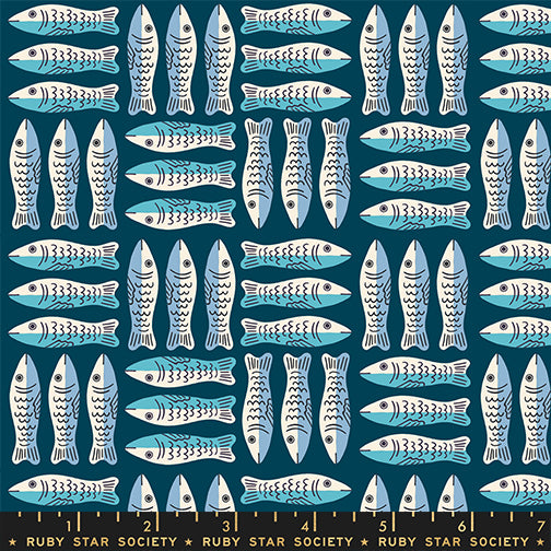 Alexia Abegg Ruby Star Society Moda Fabrics 1 800 Calico Little Sardines RS4168 15 Galaxy