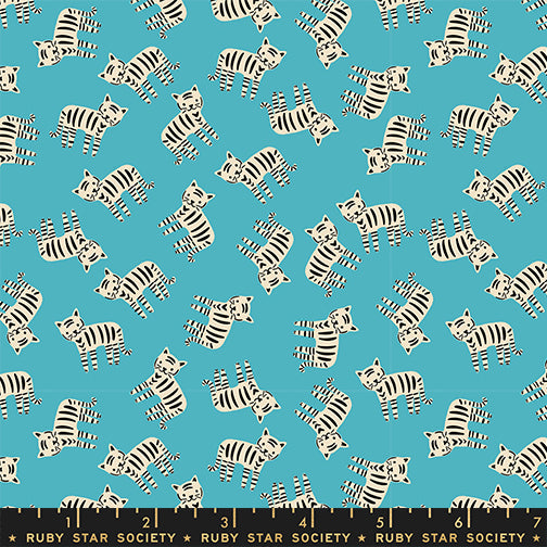 Alexia Abegg Ruby Star Society Moda Fabrics 1 800 Calico Meow RS4166 14 Wave