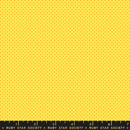 Alexia Abegg Ruby Star Society Moda Fabrics 1 800 Calico Mini Dot RS4102 34 Chrome Yellow