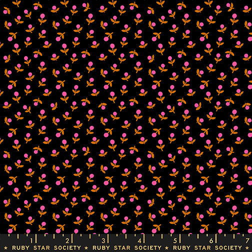 Alexia Abegg Ruby Star Society Moda Fabrics 1 800 Calico Sprout RS4103 29 Black