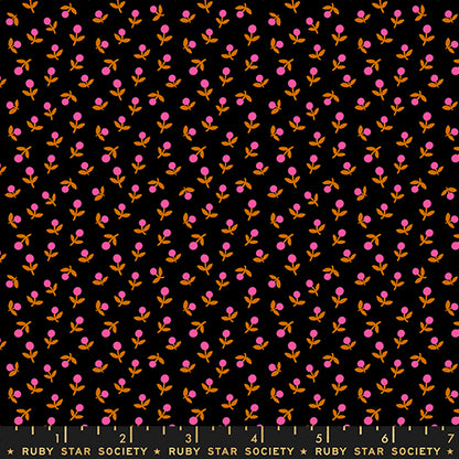Alexia Abegg Ruby Star Society Moda Fabrics 1 800 Calico Sprout RS4103 29 Black