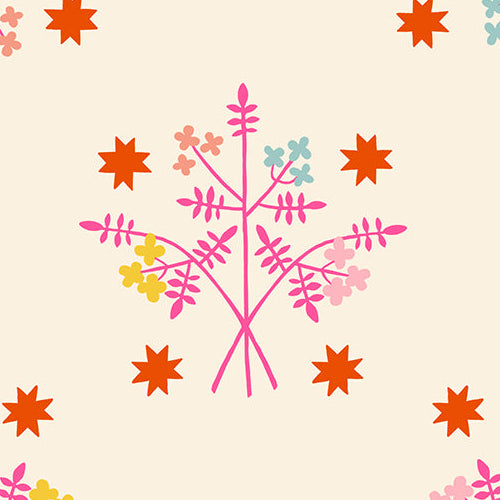 Alexia Abegg Ruby Star Society Moda Fabrics 1 800 Calico Sprout RS4171 12 Neon Pink