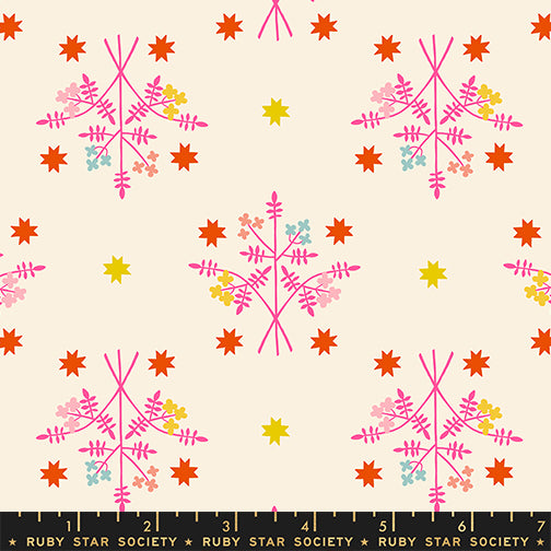 Alexia Abegg Ruby Star Society Moda Fabrics 1 800 Calico Sprout RS4171 12 Neon Pink