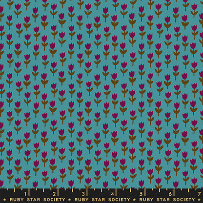 Alexia Abegg Ruby Star Society Moda Fabrics 1 800 Calico Tulips RS4169 15 Storytime