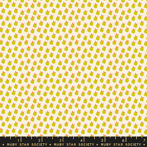Alexia Abegg Ruby Star Society Moda Fabrics Catnap Apples RS4134 11 Pistachio
