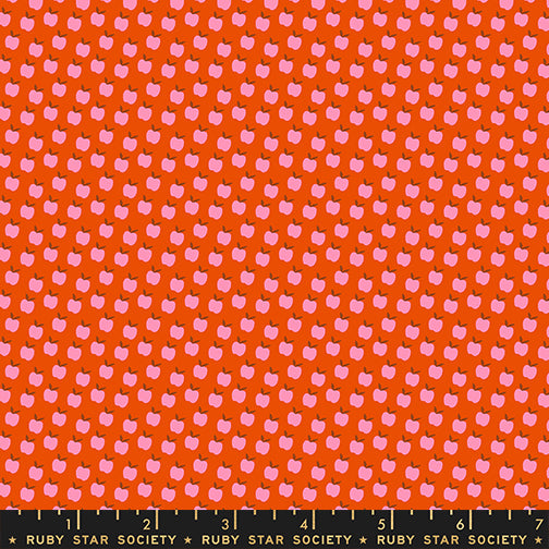 Alexia Abegg Ruby Star Society Moda Fabrics Catnap Apples RS4134 14 Warm Red