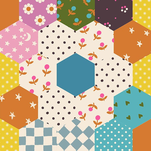 Alexia Abegg Ruby Star Society Moda Fabrics Catnap Flower Garden RS4130 12 Turquoise