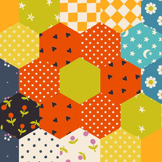 Alexia Abegg Ruby Star Society Moda Fabrics Catnap Flower Garden RS4130 13 Warm Red