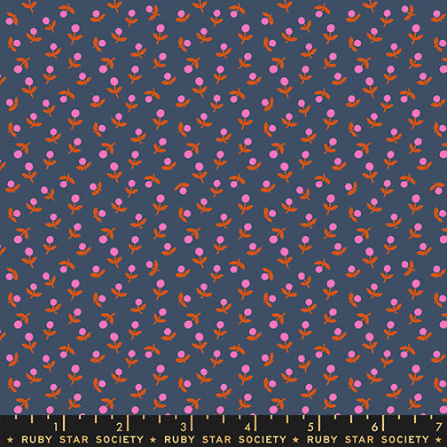 Alexia Abegg Ruby Star Society Moda Fabrics Catnap Sprout RS410320 Smoke