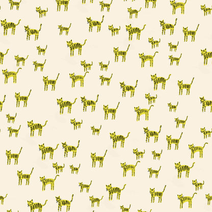 Alexia Abegg Ruby Star Society Moda Fabrics Catnap Tiger Stripes RS4132 11 Citron