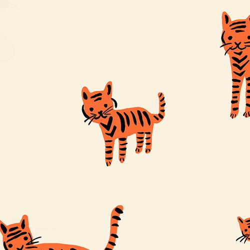 Alexia Abegg Ruby Star Society Moda Fabrics Catnap Tiger Stripes RS4132 12 Orange