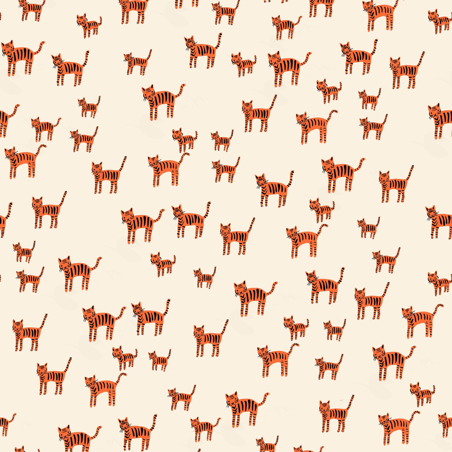 Alexia Abegg Ruby Star Society Moda Fabrics Catnap Tiger Stripes RS4132 12 Orange