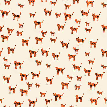 Alexia Abegg Ruby Star Society Moda Fabrics Catnap Tiger Stripes RS4132 12 Orange