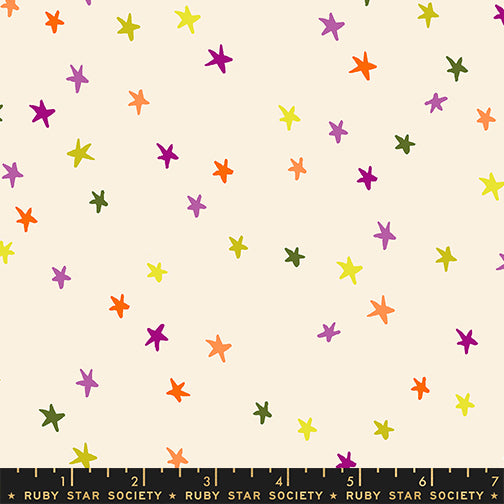Alexia Abegg Ruby Star Society Moda Fabrics Freaky Familiars Starry Spooky Natural RS4109 96