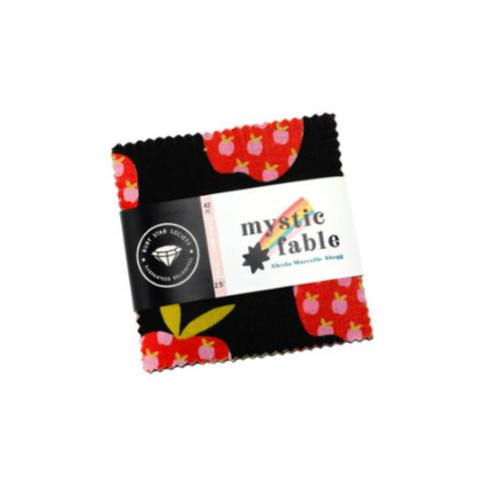 Alexia Abegg Ruby Star Society Moda Fabrics Mystic Fable 2.5" Mini Charm Pack RS4144MC