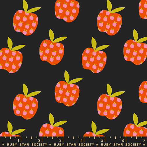 Alexia Abegg Ruby Star Society Moda Fabrics Mystic Fable Big Apple Soft Black RS4149 17