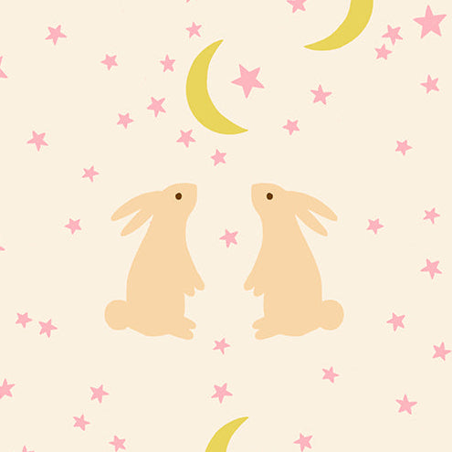 Alexia Abegg Ruby Star Society Moda Fabrics Mystic Fable Bunnies Natural RS4147 11