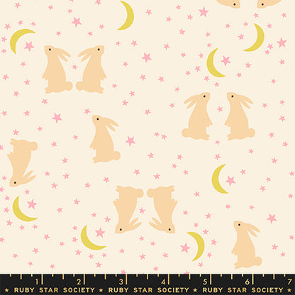 Alexia Abegg Ruby Star Society Moda Fabrics Mystic Fable Bunnies Natural RS4147 11