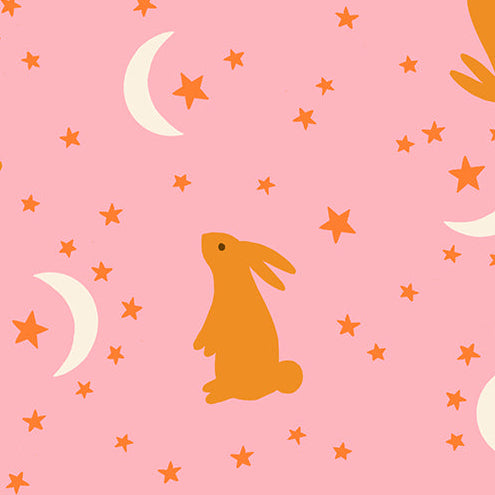 Alexia Abegg Ruby Star Society Moda Fabrics Mystic Fable Bunnies Rosebud RS4147 13