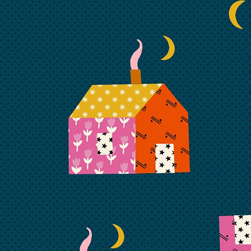Alexia_Abegg_Ruby_Star_Society_Moda_Fabrics_Mystic_Fable_Little House RS414613 Galaxy