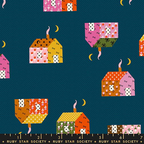 Alexia_Abegg_Ruby_Star_Society_Moda_Fabrics_Mystic_Fable_Little House RS414613 Galaxy