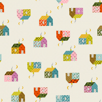 Alexia Abegg Ruby Star Society Moda Fabrics Mystic Fable Little Houses RS4146 16 Natural